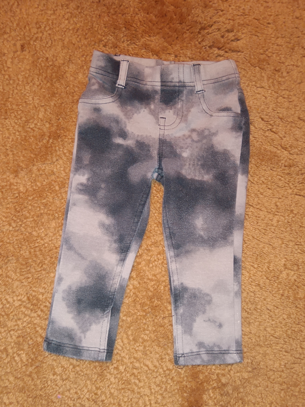 Garanimals Black and White Tie-Dye Leggings